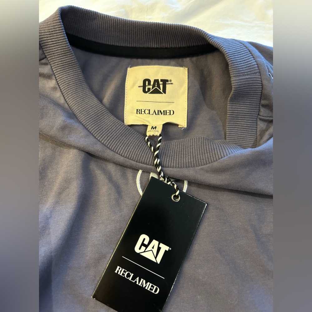 NWT CAT x RECLAIMED LA EXCLUSIVE‎ UO Layered Long Sleeve Tee in Graystone M - Picture 8 of 13